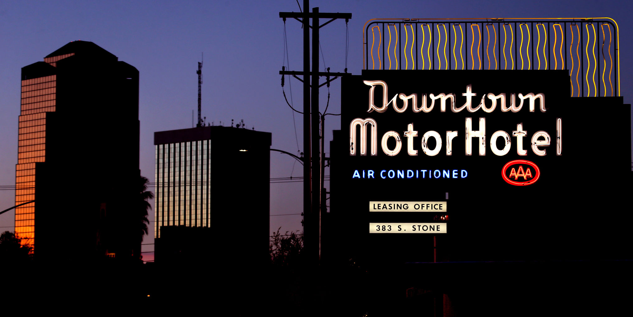 Downtown Motor Hotel, 383 S. Stone Ave.